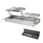Pack parrilla doble alzador cuchillo