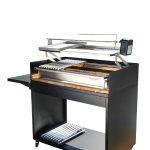 Pack set parrilla mb950 full carro movil combo asador